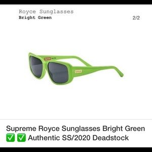 supreme royce sunglasses